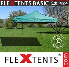 Tente pliante Flextents Basic 4x4m Vert