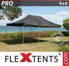 Tente Pliante Flextents Pro 4x6m Noir