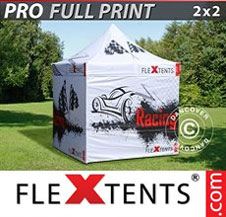 Tente Pliante Flextents Pro 2x2m, incl. 4 