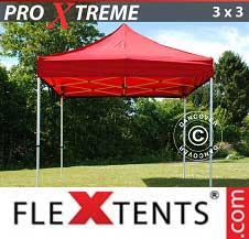 Tente Pliante FleXtents Pro Xtreme 3x3m Rouge