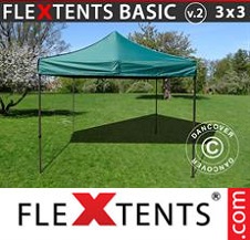 Tente pliante Flextents Basic 3x3m Vert