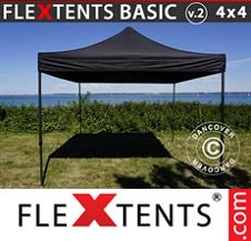 Tente pliante Flextents Basic 4x4m Noir