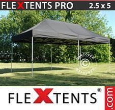 Tente Pliante Flextents Pro 2,5x5m Noir