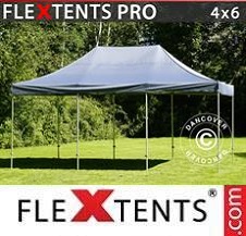 Tente Pliante Flextents Pro 4x6m Gris