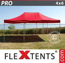 Tente Pliante Flextents Pro 4x6m Rouge