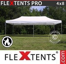 Tente Pliante Flextents Pro 4x8m Banc, Ignifugé