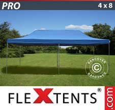 Tente Pliante Flextents Pro 4x8m Bleu