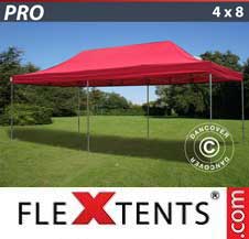 Tente Pliante Flextents Pro 4x8m Rouge