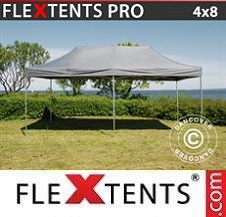 Tente Pliante Flextents Pro 4x8m Gris