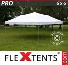 Tente Pliante Flextents Pro 6x6m Blanc