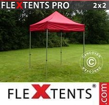 Tente Pliante Flextents Pro 2x2m Rouge