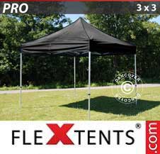 Tente Pliante Flextents Pro 3x3m Noir
