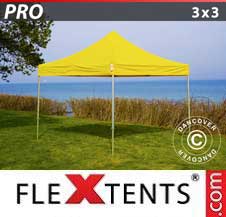 Tente Pliante Flextents Pro 3x3m Jaune
