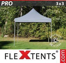 Tente Pliante Flextents Pro 3x3m Gris