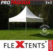 Tente Pliante Flextents Pro 3x3m Blanc