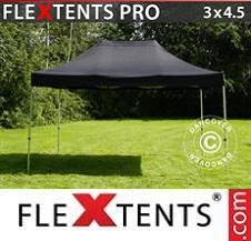 Tente Pliante Flextents Pro 3x4,5m Noir