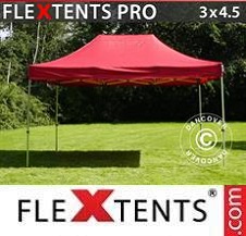 Tente Pliante Flextents Pro 3x4,5m Rouge
