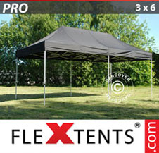 Tente Pliante Flextents Pro 3x6m Noir