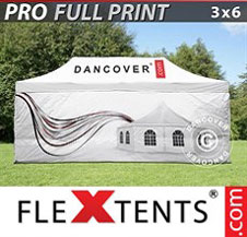 Tente Pliante Flextents Pro 3x6m, incl. 4 