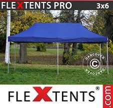 Tente Pliante Flextents Pro 3x6m Bleu foncé