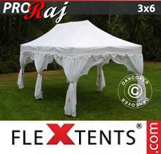 Tente Pliante Flextents Pro 3x6m Blanc/Doré
