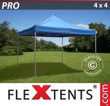 Tente Pliante Flextents Pro 4x4m Bleu