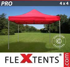Tente Pliante Flextents Pro 4x4m Rouge