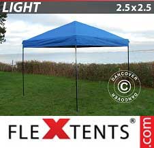 Tente pliante FleXtents Light 2,5x2,5m Bleu
