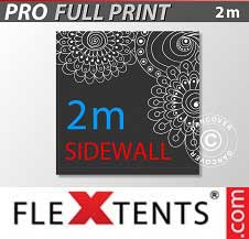 Tente pliante FleXtents PRO avec impression numérique 2m