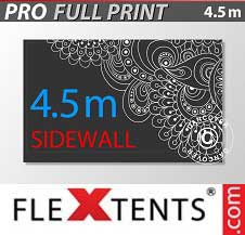 Tente pliante FleXtents PRO avec impression numérique 4,5m