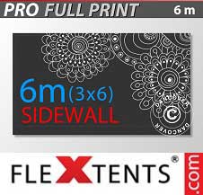 Tente pliante FleXtents PRO avec impression numérique 3x6m