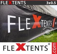 Tente pliante FleXtents PRO avec impression numérique 3x0, 5m