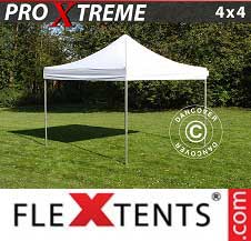 Tente Pliante FleXtents Pro Xtreme 4x4m Blanc