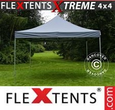 Tente Pliante FleXtents Pro Xtreme 4x4m Gris