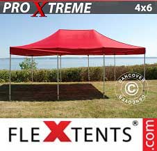 Tente Pliante FleXtents Pro Xtreme 4x6m Rouge