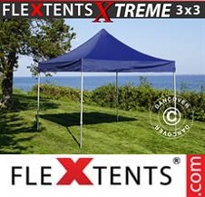 Tente Pliante FleXtents Pro Xtreme 3x3m Bleu foncé