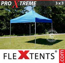 Tente Pliante FleXtents Pro Xtreme 3x3m Bleu