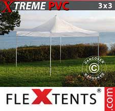 Tente Pliante FleXtents Pro Xtreme 3x3m Transparent